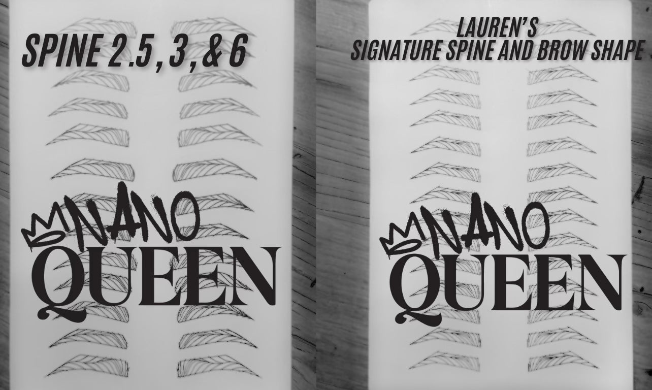 Lauren Taylor Signature Practice Brow Pattern Latex Skins